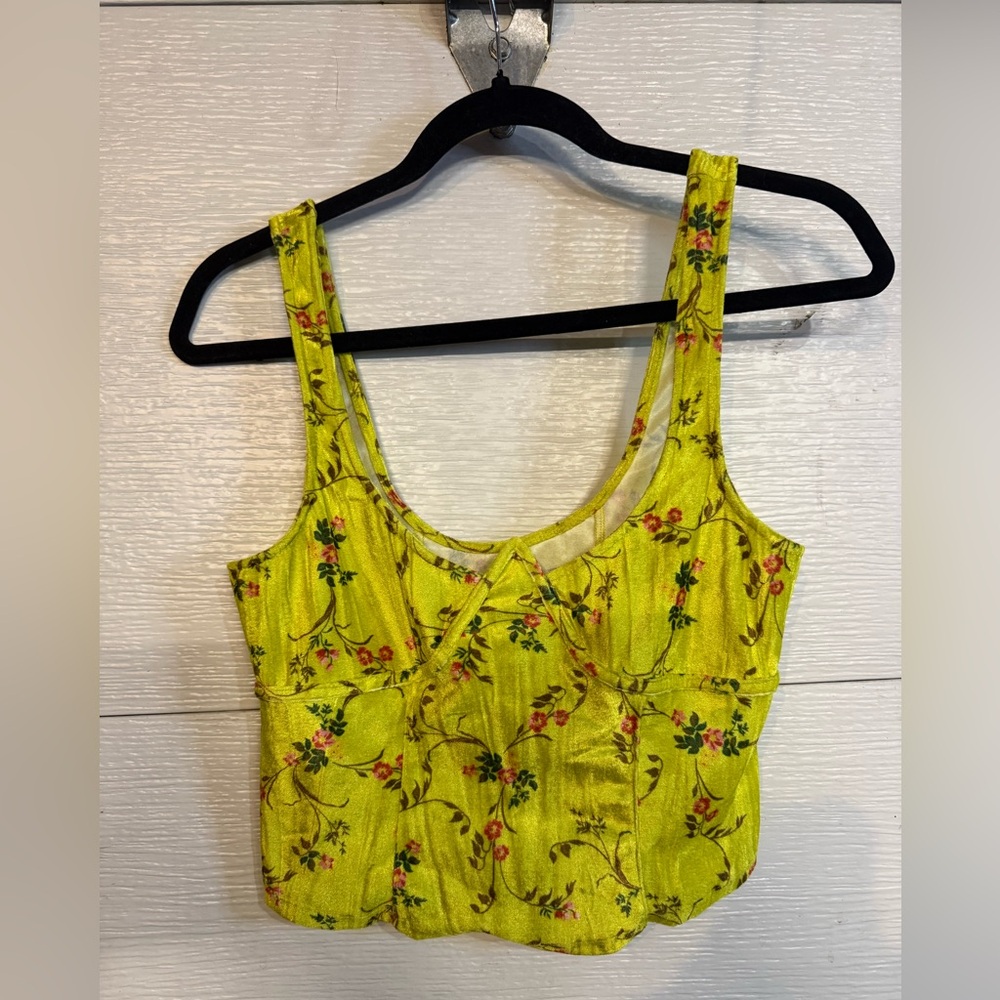 URBAN OUTFITTERS CARLYN TANK TOP MEDIUM - Picture 2 of 4